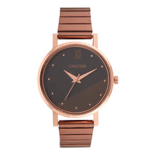 Sandy D Carter Metal Rose Gold Analogue Round Watches for Women_Sandy D Carter-84-RG-BK