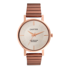 Sandy D Carter Metal Rose Gold Analogue Round Watches for Women_Sandy D Carter-82-RG-SL