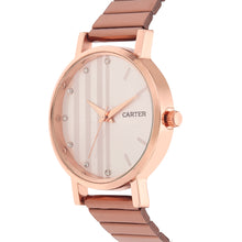 Sandy D Carter Metal Rose Gold Analogue Round Watches for Women_Sandy D Carter-80-RG-WH