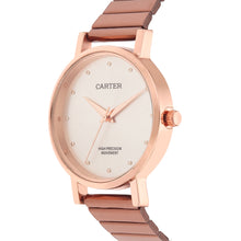 Sandy D Carter Metal Rose Gold Analogue Round Watches for Women_Sandy D Carter-86-RG-SL