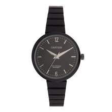 Sandy D Carter Metal Black Analogue Round Watches for Women_SDC24-61-BK