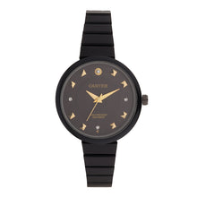 Sandy D Carter Metal Black Analogue Round Watches for Women_SDC24-66-BK
