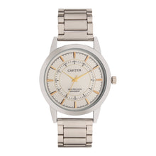 Sandy D Carter Metal Silver Analogue Round Watches for Men_SDC24-109-SL