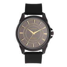 Sandy D Carter Silicon Black Analogue Round Watches for Men_SDC24-95-BK