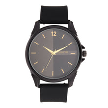 Sandy D Carter Silicon Black Analogue Round Watches for Men_SDC24-99-BK