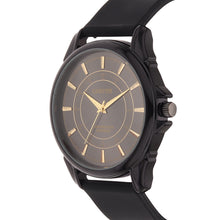 Sandy D Carter Silicon Black Analogue Round Watches for Men_SDC24-95-BK