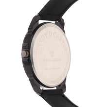 Sandy D Carter Silicon Black Analogue Round Watches for Men_SDC24-99-BK