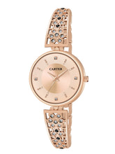 Sandy D Carter Metal Rose Gold Analogue Round Watches for Women_Sandy D Carter-223-RG