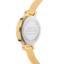 Sandy D Carter Metal Blue Analogue Round Watches for Women_SDC24-22-BL