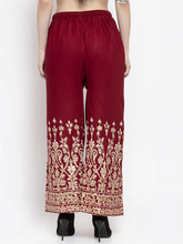 Fleurt Stylish Traditional Palazzo in Heritage Prints HOBK394