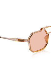 Celebrity Brown Round Plastic Sunglasses For Women CLSN25-82822-03