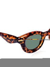 Celebrity Brown Oval Plastic Sunglasses For Women CLSN25-87017-06