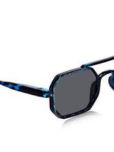 Celebrity Blue Round Plastic Sunglasses For Women CLSN25-82821-04