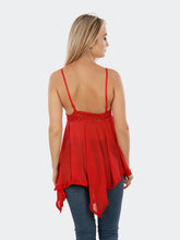 Fleurt Red Power Net Honey Moon Dress Dress for Women HOBF-138-RD