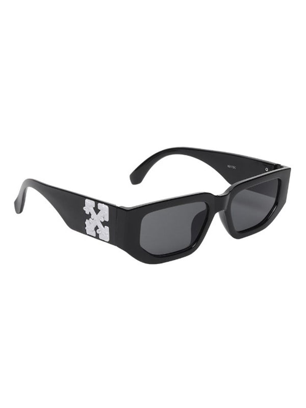 Celebrity Full Rim Black Plastic Frame With Black UV Protected Lens Wayfarer Sunglasses for Men & Women_8217-8