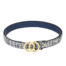 Sandy D Carter Women Black Synthetic Leather Waist Belt for Jeans & Formal Paint SDC-22-541-PTBK