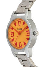 Fluid  Yellow Round Stainless Steel Analog Watches for Women FLWatch24-0021-YL