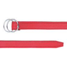 Sandy D Carter Women Red Synthetic Leather Waist Belt for Jeans & Formal Paint SDC-22-548-RD