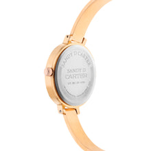 Sandy D Carter Metal Rose Gold Analogue Round Watches for Women_SDC24-20-RG