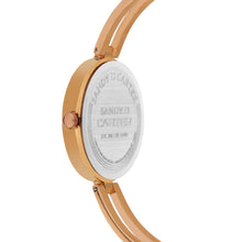 Sandy D Carter Metal White Analogue Round Watches for Women_SDC24-39-WH