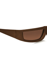 Celebrity Full Rim Brown Plastic Frame With Brown UV Protected Lens Sports Sunglasses for Men & Women_5913-BR