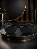 Edge Collection Black Cat-Eye One Size Plastic Adults-Unisex UV Sunglasses-ED199BK