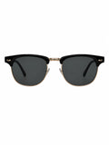 Elite Collection Black Browline One Size Plastic Adult-Unisex UV Sunglasses-EC302BK