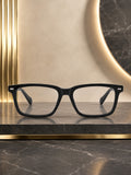 Edge Collection Clear Rectangular One Size Plastic Adults-Unisex UV Sunglasses-ED189CL
