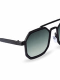 Elite Collection Black Aviator One Size Metal Adult-Unisex UV Sunglasses-EC294BK