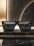 Edge Collection Black Cat-Eye One Size Plastic Adults-Unisex UV Sunglasses-ED198BK